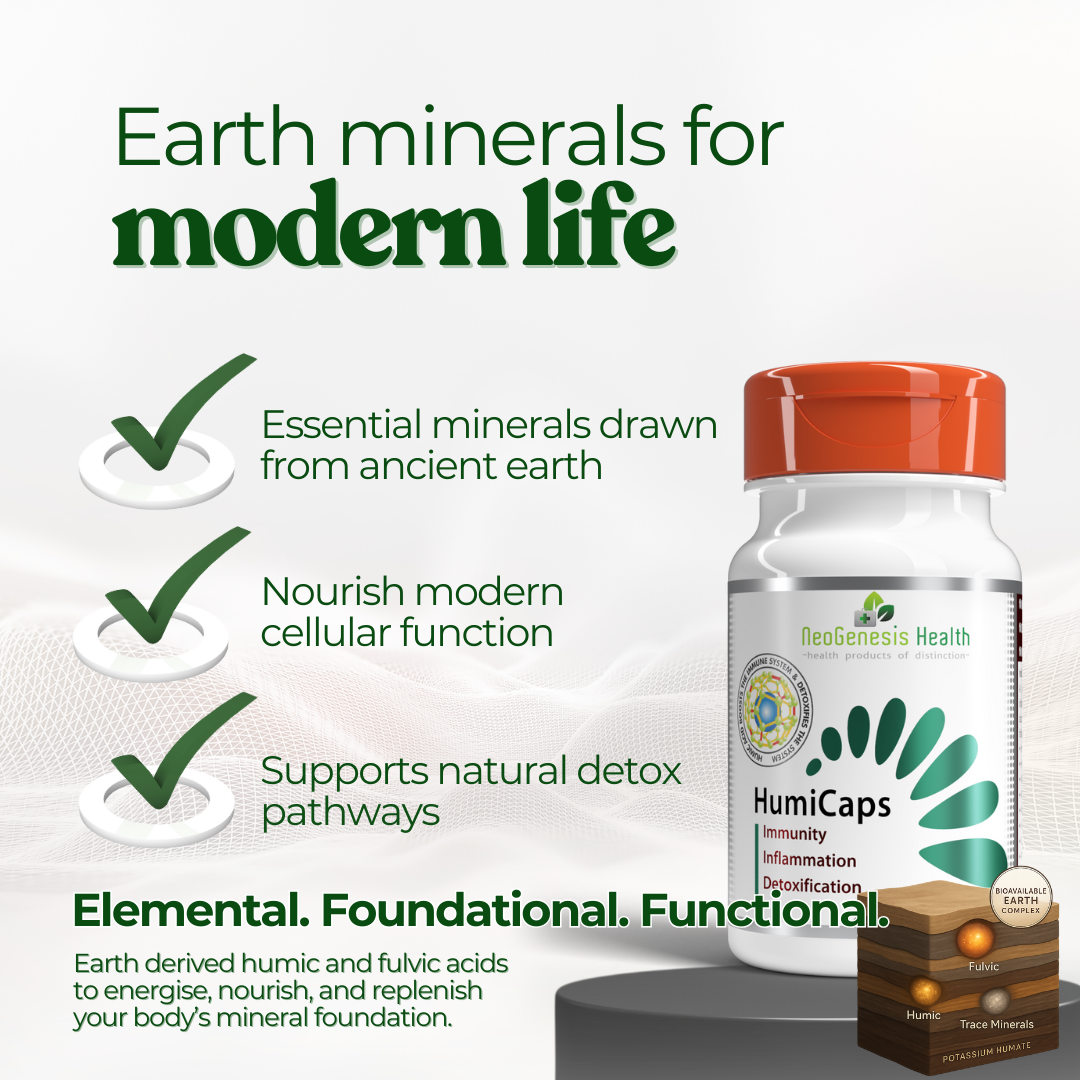 Humicaps - Potassium Humate (Fulvic + Humic acid) 120 caps