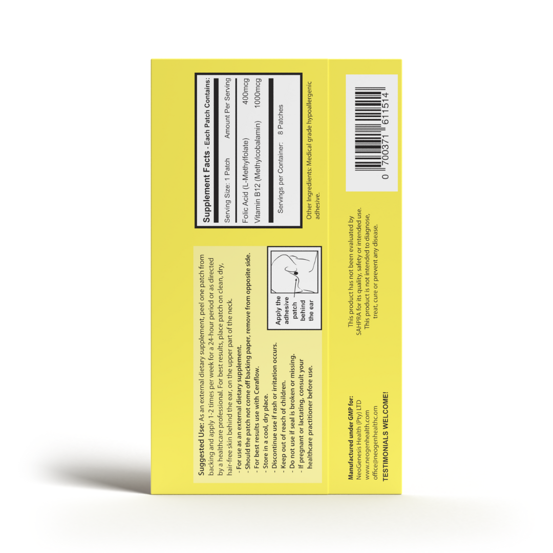 Vitamin B12 Transdermal Patches