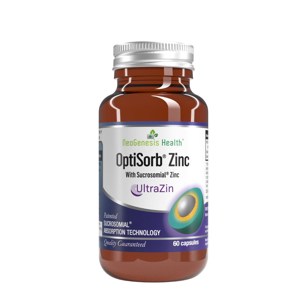 OptiSorb Zinc Patented Sucrosomial Zinc+ Copper + Selenium Gut-Friendly