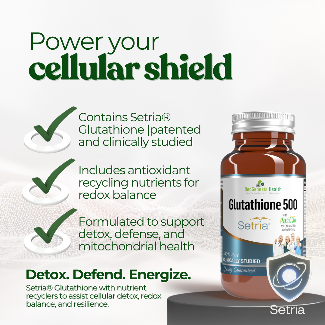 High dose patented Glutathione + Recycling Complex |30 Capsules