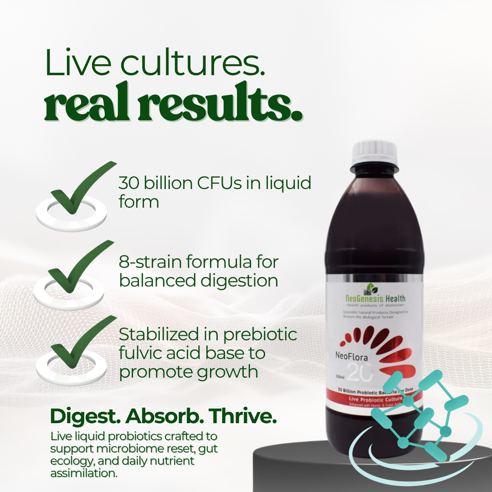 Neoflor Live Probiotic 8 Strains | Patented Liquid Formula | NeoFlora 500mL
